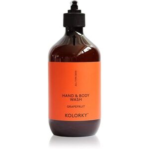Kolorky Hand & Body Wash tisztító gél kézre és testre Grapefruit 490 ml kép