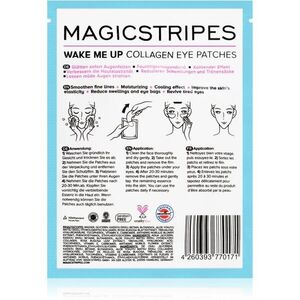MAGICSTRIPES Wake Me Up Collagen Eye Patches kollagén szem masz a fáradtság jelei ellen 1 db kép