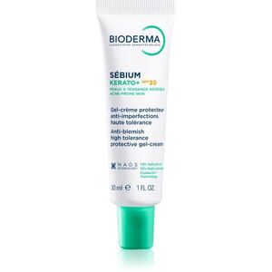 Bioderma Sébium Kerato+ SPF30 géles krém az aknés bőrre SPF 30 30 ml kép