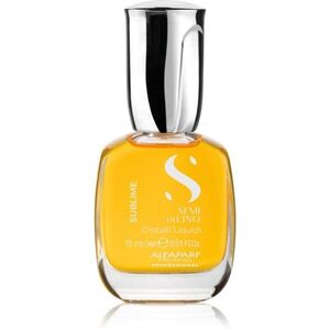 Alfaparf Milano Semi di Lino Sublime Cristalli hidratáló olaj a fénylő és selymes hajért Purple box 15 ml kép