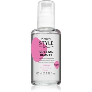 Inebrya Style-In Crystal Beauty bőrvédő folyadék a fénylő és selymes hajért 100 ml kép