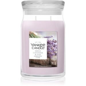 Yankee Candle Dried Lavender & Oak illatgyertya 567 g kép