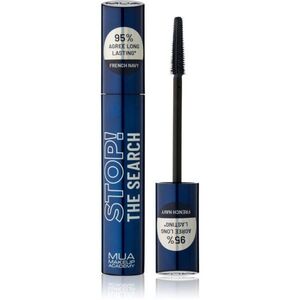 MUA Makeup Academy Stop The Search hosszantartó szempillaspirál árnyalat French Navy 12 ml kép