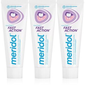 Meridol Fast Action fogkrém a fogíny védelmére érzékeny fogakra 3x75 ml kép