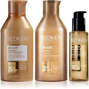 Redken All Soft szett száraz és törékeny hajra kép