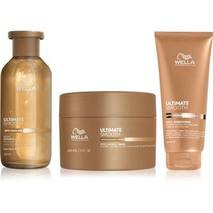 Wella Professionals Ultimate Smooth bundle szett a fénylő és selymes hajért kép