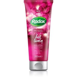 Radox Feel Lively ápoló tusoló gél Wild Peony & Lychee 200 ml kép