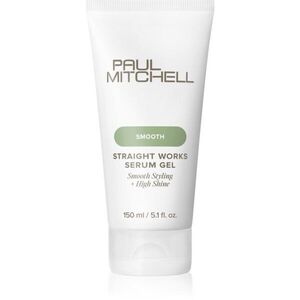 Paul Mitchell Smooth Straight Works Serum Gel gél a haj kiegyenesítésére és kisimítására 150 ml kép