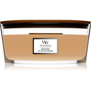 Woodwick Golden Milk illatgyertya fa kanóccal (hearthwick) 453.6 g kép