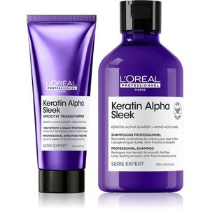 L’Oréal Professionnel Serie Expert Keratin Alpha Sleek szett hajegyenesítésre kép