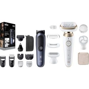 Braun Silk-épil 9 & All-In-One Series 7 szett hajra és a testre kép
