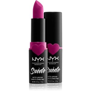 NYX Professional Makeup Suede Matte Lipstick mattító rúzs árnyalat 32 Copenhagen 3.5 g kép