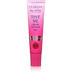 Claresa Tint Me Creamy Lip Balm ajakbalzsam hidratáló hatással árnyalat Sorbet 12 ml kép