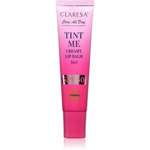 Claresa Tint Me Creamy Lip Balm ajakbalzsam hidratáló hatással árnyalat Pudding 12 ml kép