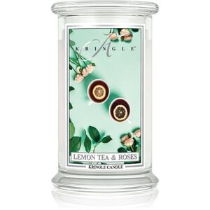 Kringle Candle Classic Lemon Tea & Roses illatgyertya 623 g kép