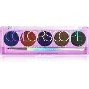 J.Cat Beauty ColorScope paletta arcra ecsettel árnyalat 104 Deep 5 g kép