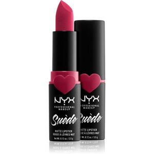 NYX Professional Makeup Suede Matte Lipstick mattító rúzs árnyalat 31 Cherry Skies 3.5 g kép