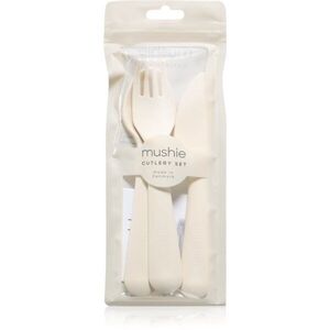 Mushie Cutlery étkészlet gyermekeknek 3y+ Ivory 3 db kép