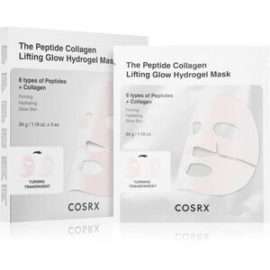 Cosrx The Peptide Collagen Lifting Glow Hydrogel Mask feszesítő arcmaszk hidratáló hatással 3x34 g kép