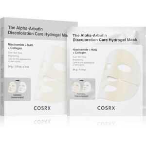 Cosrx The Alpha-Arbutin Discoloration Care hidrogél maszk egységesíti a bőrszín tónusait 3x34 g kép