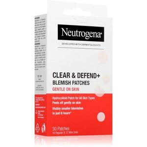 Neutrogena Clear & Defend+ tapasz problémás bőrre az érzékeny arcbőrre 30 db kép