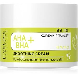 Eveline Cosmetics AHA + BHA Korean Rituals hidratáló és bőrkisimító arckrém 50 ml kép