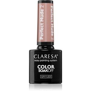 Claresa SoakOff UV/LED Color Perfect Nude géles körömlakk árnyalat 2 5 g kép