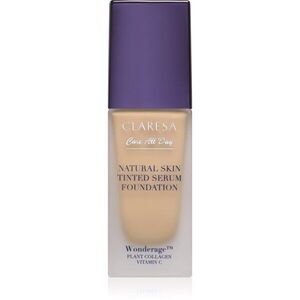 Claresa Care All Day Natural Skin Tinted Serum Foundation gyengéd tonizáló fluid természetes hatásért árnyalat 2WO Medium Olive 32 ml kép