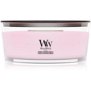 Woodwick Cherry Blossom & Vanilla illatgyertya fa kanóccal 453.6 g kép