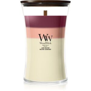 Woodwick Trilogy Lush Nectar illatgyertya fa kanóccal 610 g kép