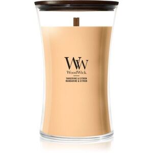 Woodwick Tangerine & Citron illatgyertya fa kanóccal 610 g kép