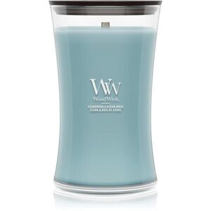 Woodwick Cedarwood & Ocean Moss illatgyertya fa kanóccal 610 g kép