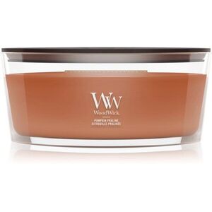 Woodwick Pumpkin Praline illatgyertya fa kanóccal 453.6 g kép