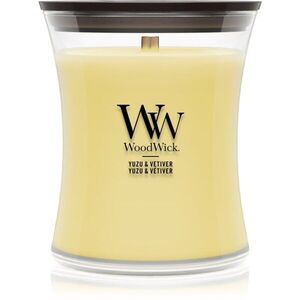 Woodwick Yuzu & Vetiver illatgyertya fa kanóccal 275 g kép