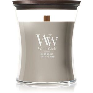 Woodwick Wood Smoke illatgyertya fa kanóccal 275 g kép