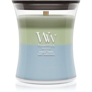 Woodwick Trilogy Verdant Woods illatgyertya fa kanóccal 275 g kép