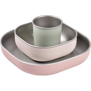 Beaba Stainless Steel Meal Set etetőszett Cotton Candy 4m+ kép