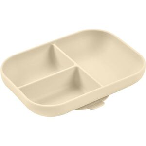 Beaba Divided Silicone Plate osztott tányér tapadókoronggal Clay 1 db kép