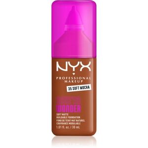 NYX Professional Makeup Make ‘Em Wonder könnyű mattító alapozó árnyalat 35 Soft Mocha 30 ml kép
