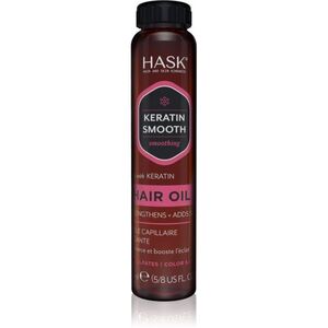 HASK Keratin Protein Smoothing Shine Oil tápláló olaj hajra hajegyenesítésre 18 ml kép