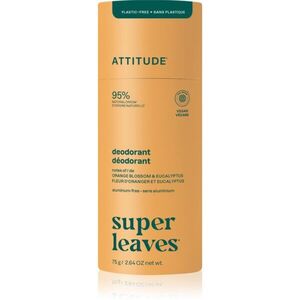 Attitude Super Leaves Natural Deodorant természetes szilárd dezodor alumíniummentes Orange Blossom & Eucalyptus 75 g kép