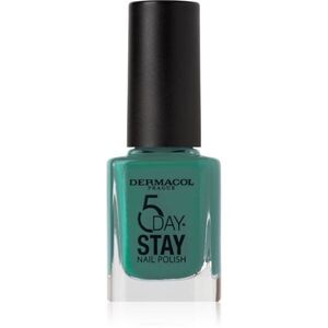 Dermacol 5 Day Stay hosszantartó körömlakk árnyalat 66 Emerald 11 ml kép