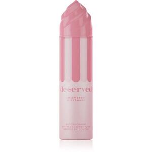 DESERVED Whipped Shower Foam Strawberry Milkshake tusoló hab testre 250 ml kép