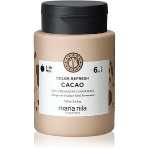 Maria Nila Colour Refresh Mask gyengéd tápláló maszk tartós színes pigmentekkel árnyalat Cacao 6.5 100ml 100 ml kép