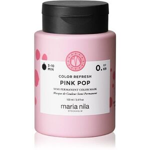 Maria Nila Colour Refresh Mask gyengéd tápláló maszk tartós színes pigmentekkel árnyalat Pink Pop 0.69 100 ml kép