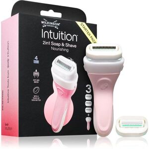 Wilkinson Sword Intuition 2in1 Soap & Shave Nourishing borotva + tartalék fej kép