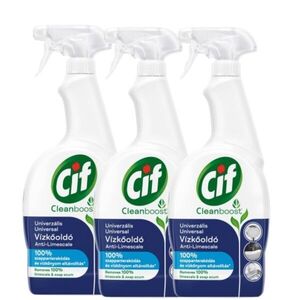 Cif Cleanboost univerzális vízkőoldó spray, 3x750 ml kép