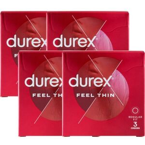 Durex Feel Thin Óvszer 4x3db kép