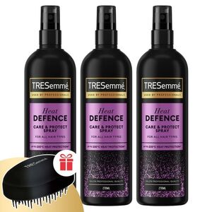 TRESemmé Hővédő spray minden hajtípusra 3x270ml + Ajándék TRESemmé fésű kép