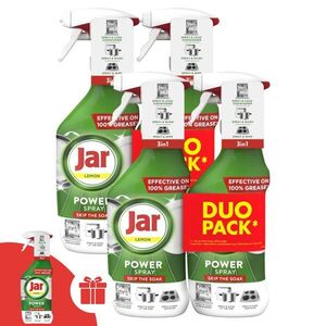 Jar Power Zsíroldó spray Citrom 4x500ml + Ajándék Jar 3in1 Power... kép